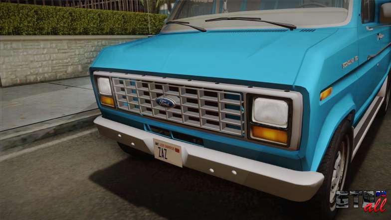 Ford E-150 Commercial Van 1982 2.0 для GTA San Andreas фары передние