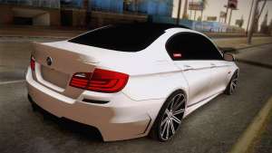 BMW M5 F10 для GTA San Andreas видсзади