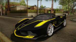 Ferrari FXX-K 2015 PJ для GTA San Andreas вид спереди