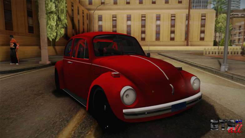 Volkswagen Beetle Escarabajo для GTA San Andreas вид спереди