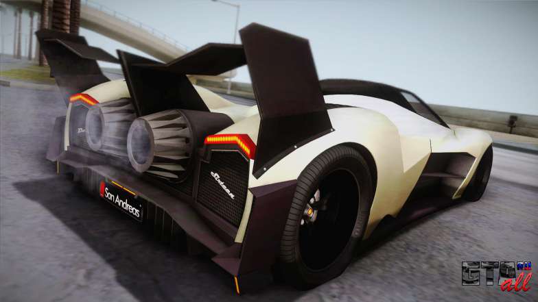 Devel Sixteen для GTA San Andreas вид сзади