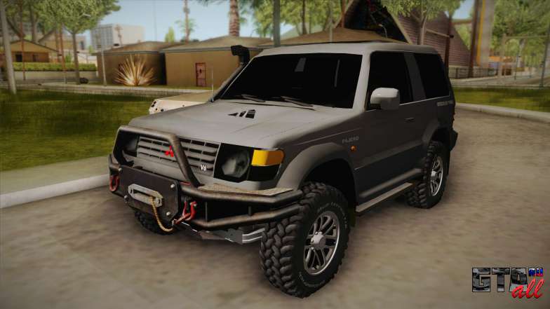 Mitsubishi Pajero 3-Door Off-Road для GTA San Andreas вид спереди