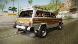 Jeep Grand Wagoneer Limite 1986 для GTA San Andreas вид сзади