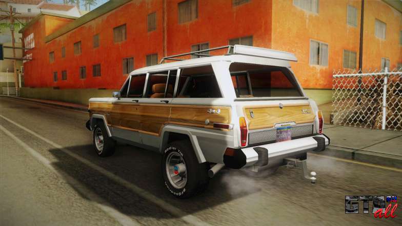 Jeep Grand Wagoneer Limite 1986 для GTA San Andreas задняя часть