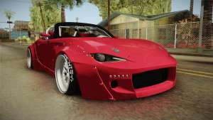 Mazda MX-5 2016 Hachiraito для GTA San Andreas вид спереди