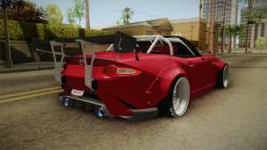 Mazda MX-5 2016 Hachiraito для GTA San Andreas вид сзади