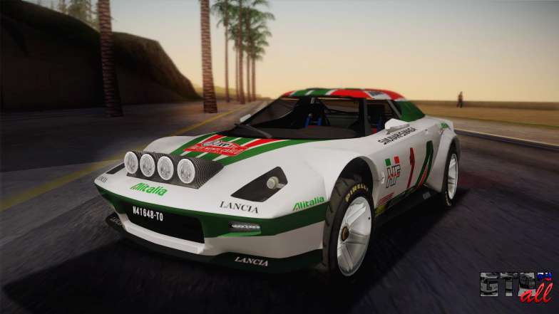 Lancia Stratos для GTA San Andreas вид спереди