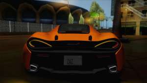 McLaren 570GT 2016 для GTA San Andreas задние фары