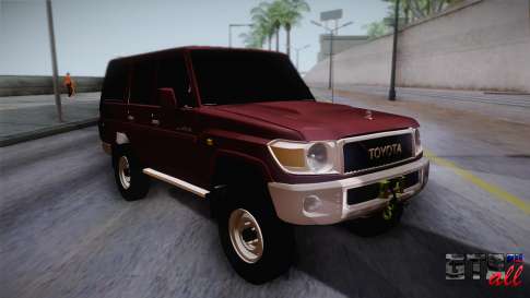 Toyota Land Cruiser 4 Puertas Original для GTA San Andreas вид спереди