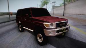 Toyota Land Cruiser 4 Puertas Original для GTA San Andreas вид спереди