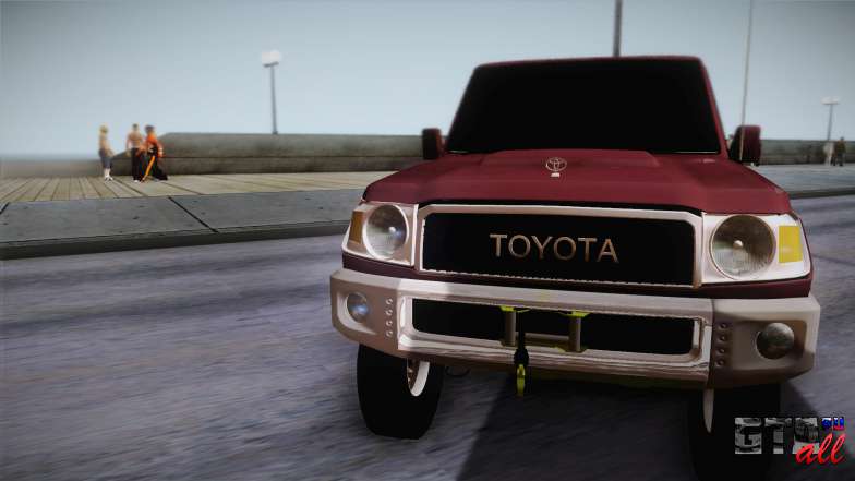 Toyota Land Cruiser 4 Puertas Original для GTA San Andreas фронтальный вид