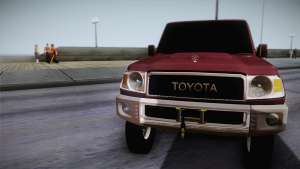 Toyota Land Cruiser 4 Puertas Original для GTA San Andreas фронтальный вид