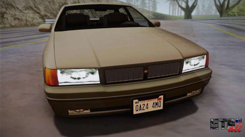 Declasse Premier 1992 SA Style для GTA San Andreas фронтально