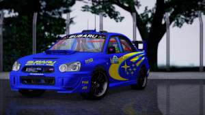 Subaru Impreza WRX STI WRC Rally 2005 для GTA San Andreas вид спереди