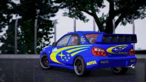 Subaru Impreza WRX STI WRC Rally 2005 для GTA San Andreas вид сзади