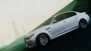 BMW M5 E60 для GTA San Andreas вид сбоку