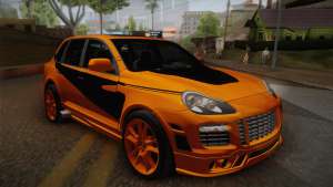 Porsche Cayenne 2007 Tuning для GTA San Andreas вид спереди