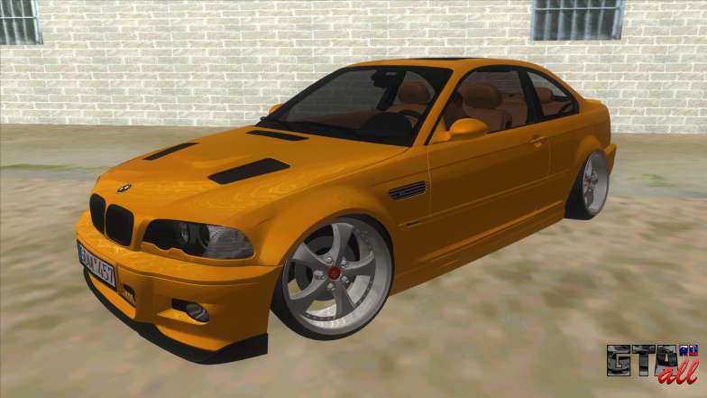 BMW M3 E46 для GTA San Andreas вид спереди