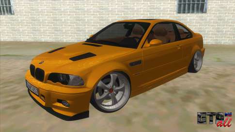 BMW M3 E46 для GTA San Andreas вид спереди