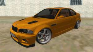 BMW M3 E46 для GTA San Andreas вид спереди