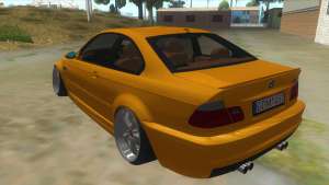 BMW M3 E46 для GTA San Andreas вид сзади