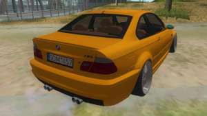 BMW M3 E46 для GTA San Andreas задняя часть