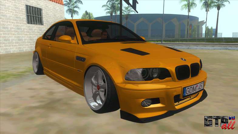 BMW M3 E46 для GTA San Andreas спереди