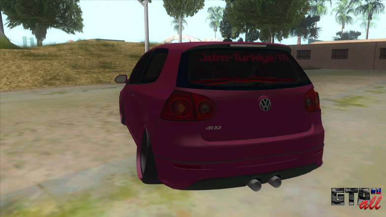 Volkswagen Golf MK для GTA San Andreas вид сзади