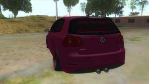 Volkswagen Golf MK для GTA San Andreas вид сзади