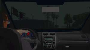 Volkswagen Golf MK для GTA San Andreas вид изнутри