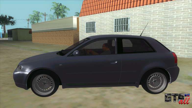 Audi S3 для GTA San Andreas вид сбоку