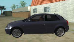 Audi S3 для GTA San Andreas вид сбоку