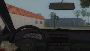 Audi S3 для GTA San Andreas рулевое колесо