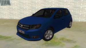 2016 Dacia Sandero для GTA San Andreas вид спереди