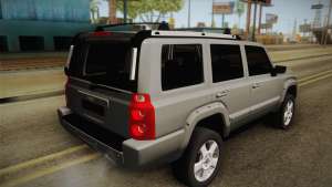 Jeep Commander 2010 для GTA San Andreas вид сзади