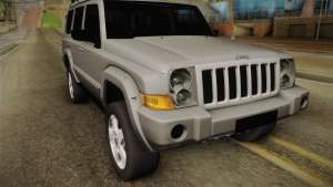 Jeep Commander 2010 для GTA San Andreas фронтальный вид