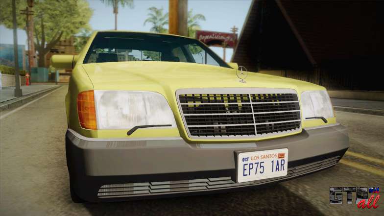 Mercedes-Benz 500SE 1991 v1.1 для GTA San Andreas фронтальный вид