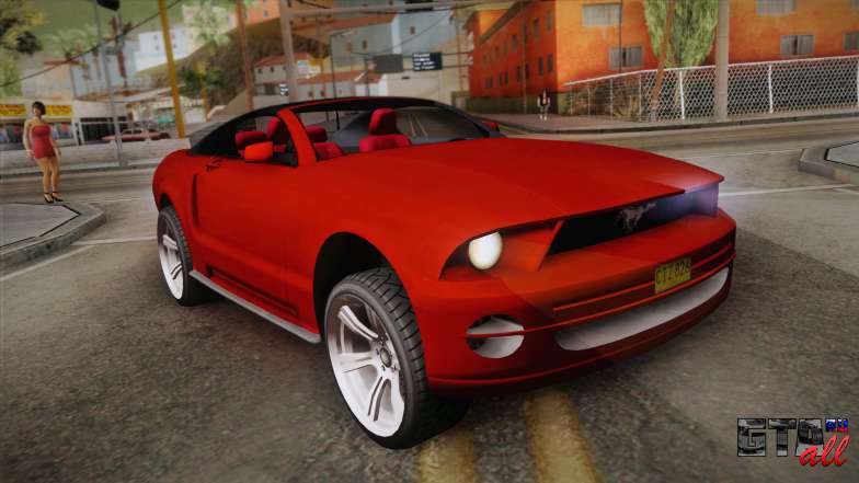 Ford Mustang 2005 для GTA San Andreas вид спереди