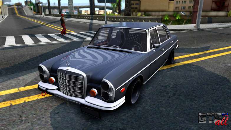 Mercedes-Benz 300SEL 6.3 для GTA San Andreas вид спереди