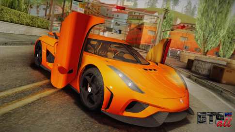 Koenigsegg Regera 2016 Bonus для GTA San Andreas вид спереди