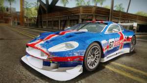 Aston Martin Racing DBR9 2005 v2.0.1 YCH для GTA San Andreas синяя покраска