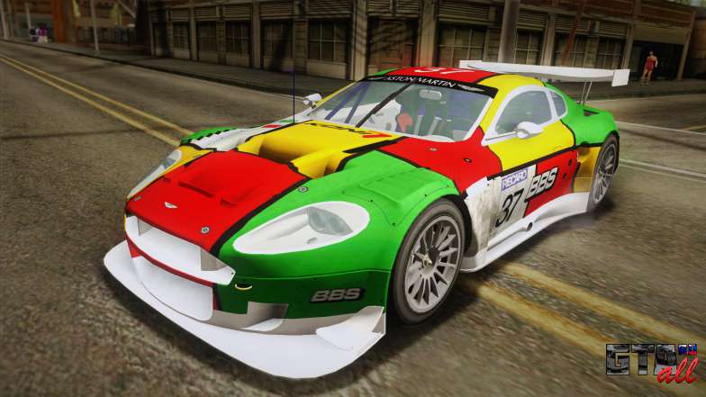 Aston Martin Racing DBR9 2005 v2.0.1 YCH для GTA San Andreas яркая покраска