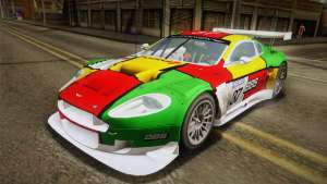 Aston Martin Racing DBR9 2005 v2.0.1 YCH для GTA San Andreas яркая покраска