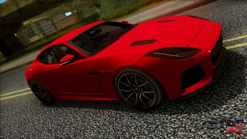 Jaguar F-Type SVR 2016 для GTA San Andreas вид спереди