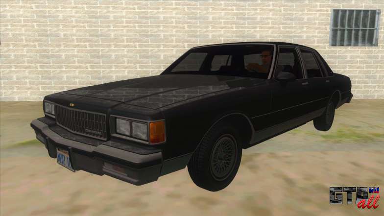 Chevrolet Caprice Brougham 1986 для GTA San Andreas вид спереди