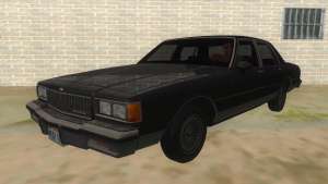 Chevrolet Caprice Brougham 1986 для GTA San Andreas вид спереди