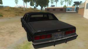 Chevrolet Caprice Brougham 1986 для GTA San Andreas сзади