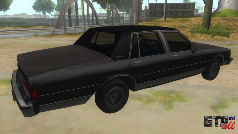 Chevrolet Caprice Brougham 1986 для GTA San Andreas задняя часть