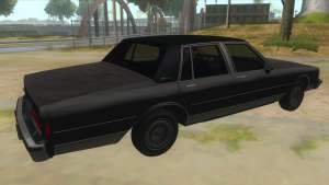 Chevrolet Caprice Brougham 1986 для GTA San Andreas задняя часть