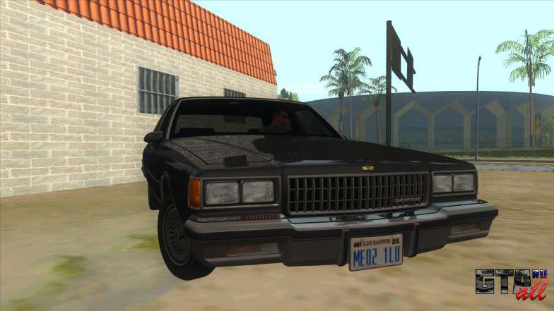 Chevrolet Caprice Brougham 1986 для GTA San Andreas передняя часть